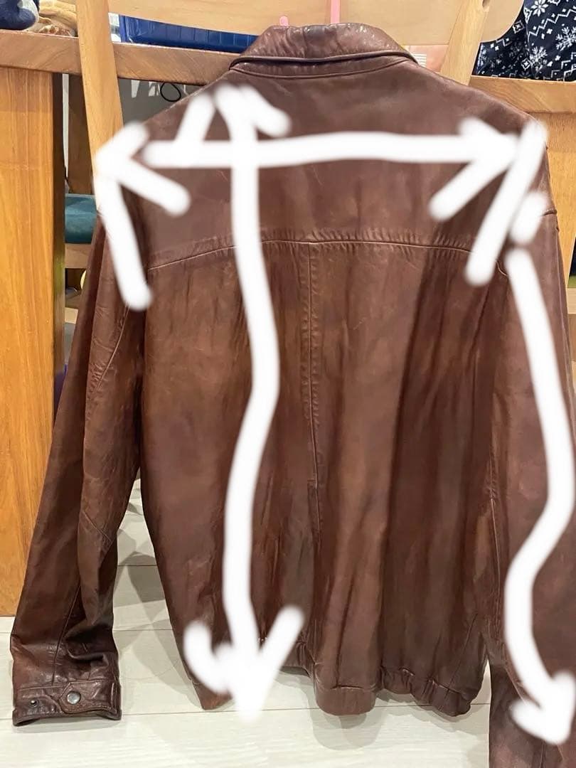 Ralph Lauren ブラウンレザージャケット M