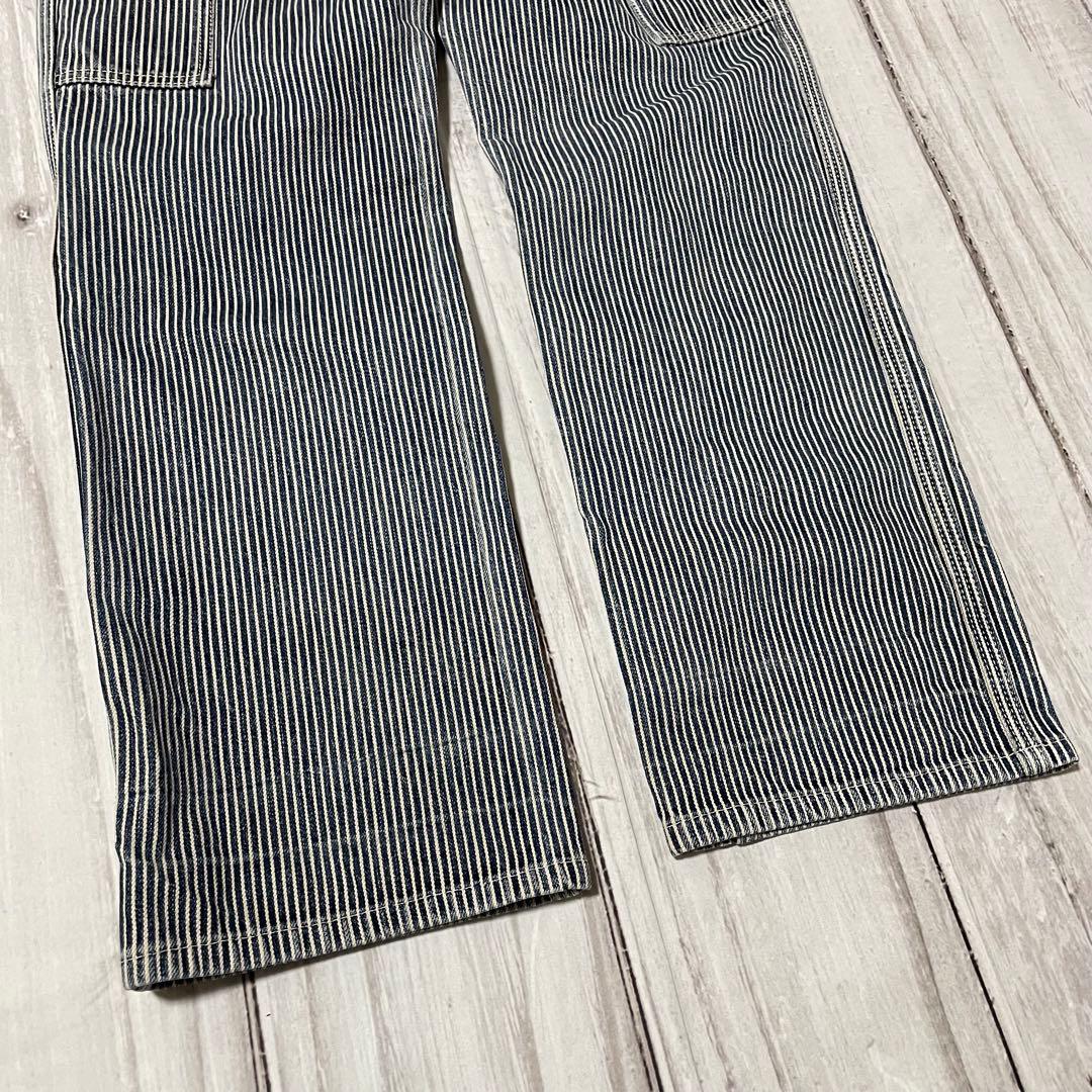日本製ウエスUes 14.9oz 厚手インディゴヒッコリーペインターワークパンツ