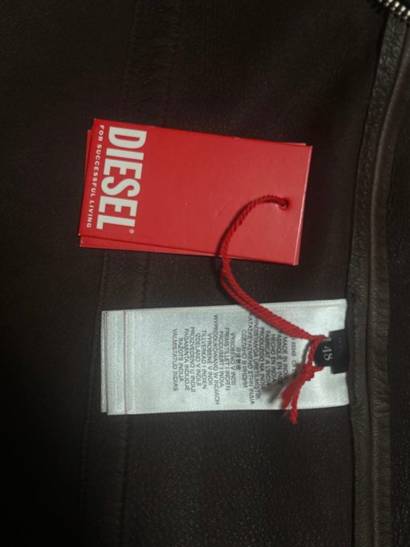 diesel レザージャケット(シープスキン) [確実正規品] タグ付き