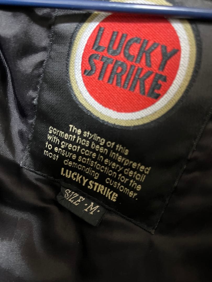 希少品　LUCKY STRIKE レザージャケット 革ジャン　古着