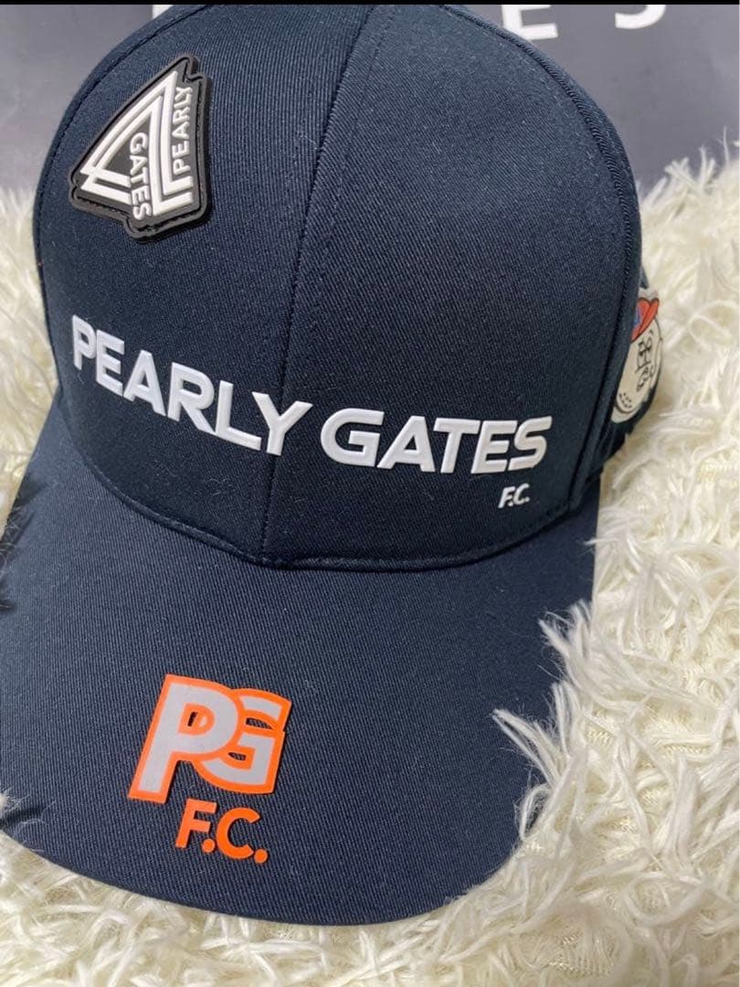 PEARLY GATES ネイビーキャップ F.C.