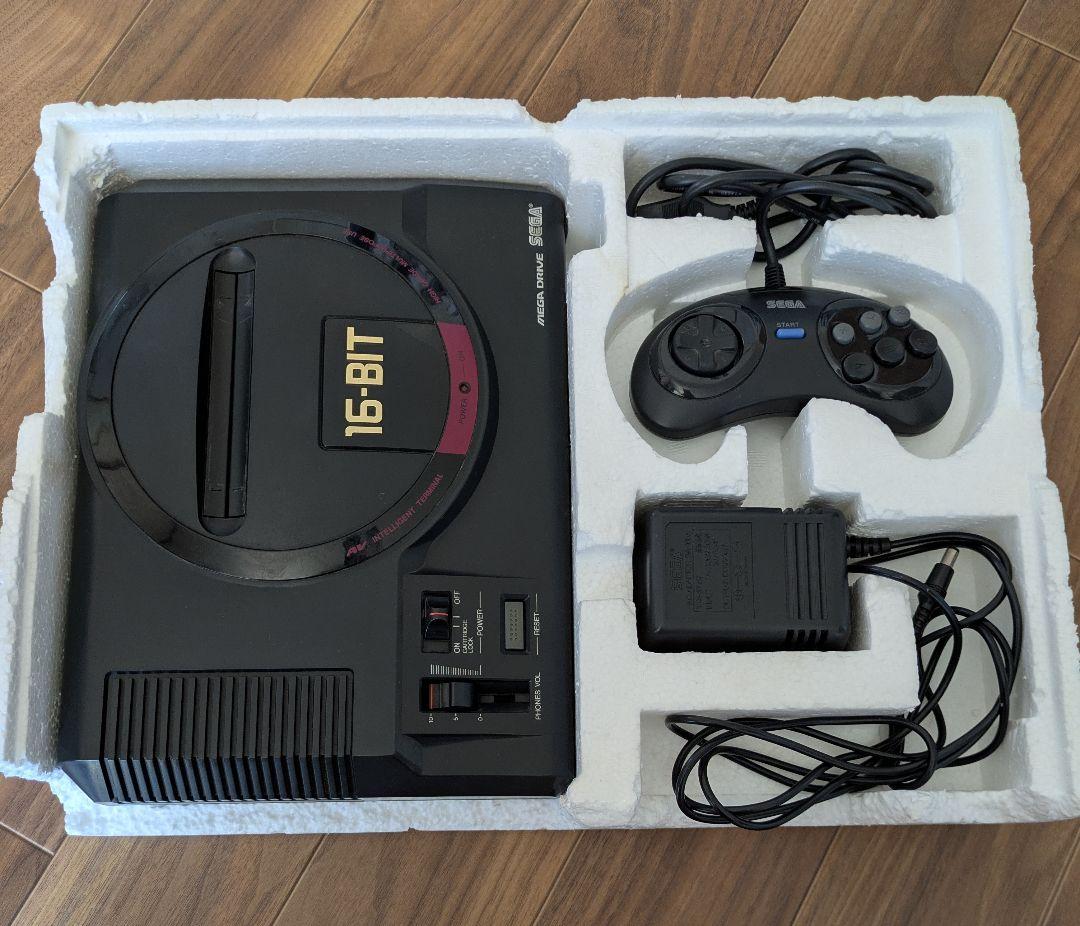 SEGA メガドライブ本体　16BIT　説明書、箱付き　ジャンク