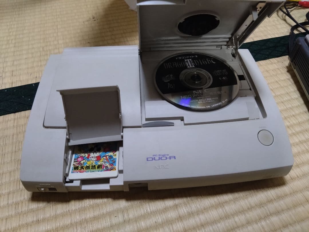 PCエンジン　DUO-R /CDROM²　本体、ソフト、コントローラー