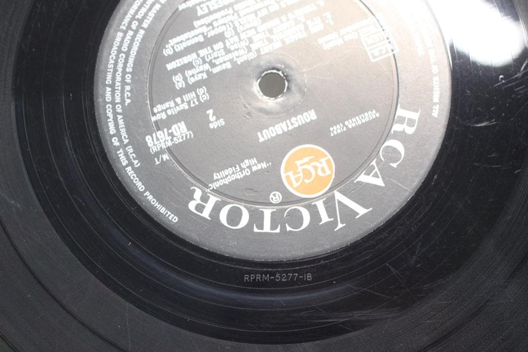 英LP Elvis Presley Roustabout UK盤 Mono 深溝