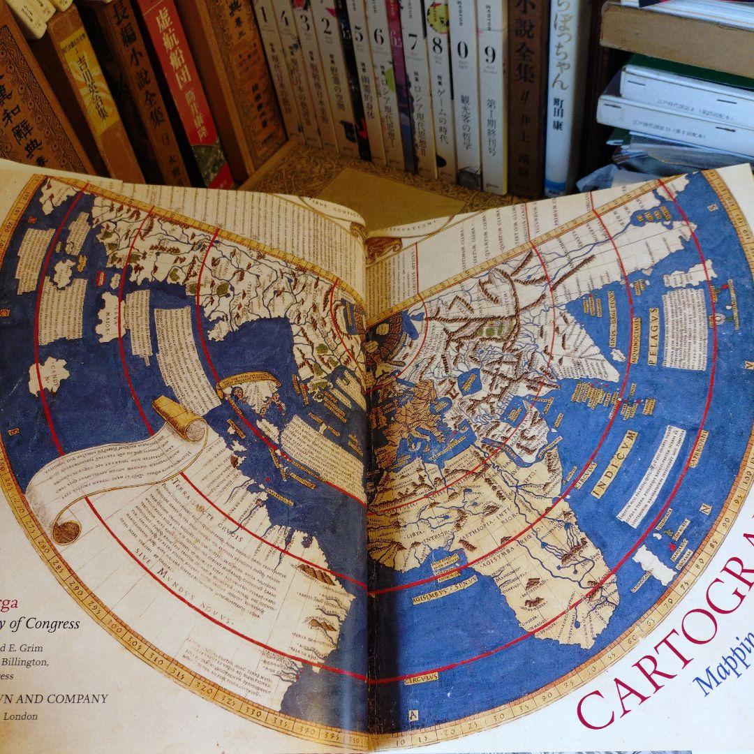 ★ご 洋書・英語・大型本/ カートグラフィア：文明の地図作成の歴史