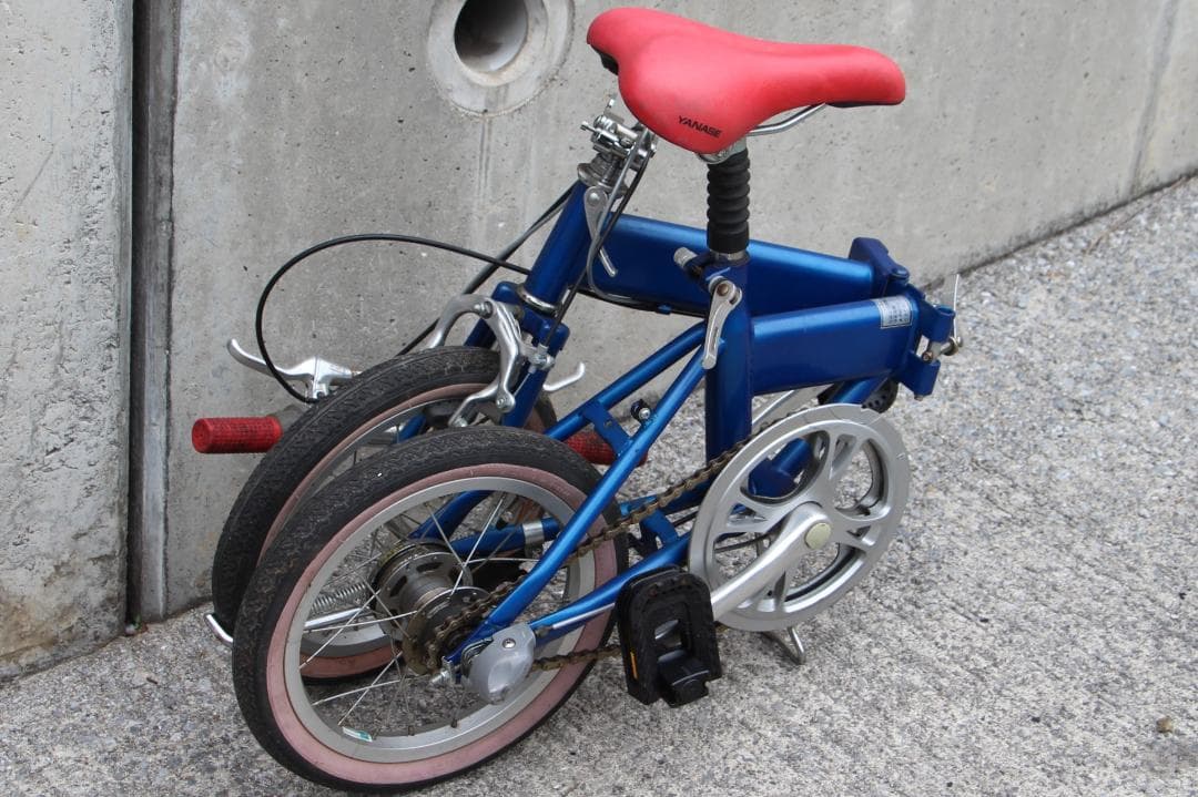 メーカー不明♪ヤナセ♪YANASE販促品?小径14インチ♪新生活の通勤通学などに