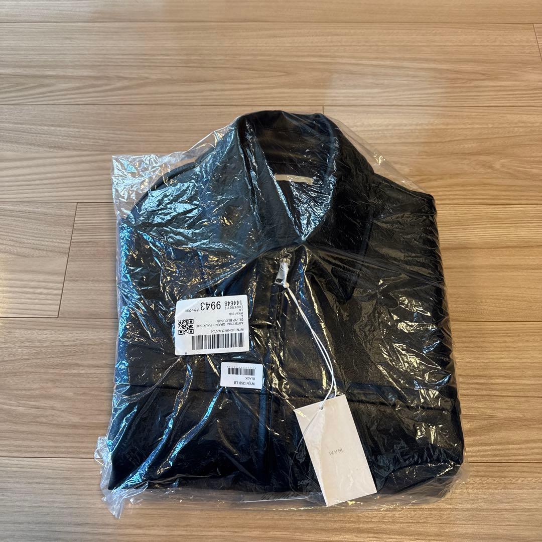 ジャケット・アウター 26ss WYM ARTIFICIAL GRAIN ZIP BLOUSON