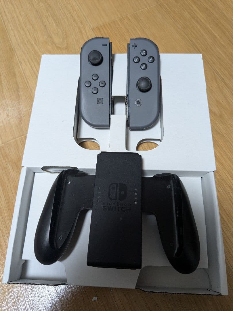【訳あり】Nintendo Switch 本体(グレー)64GB SDカード付き