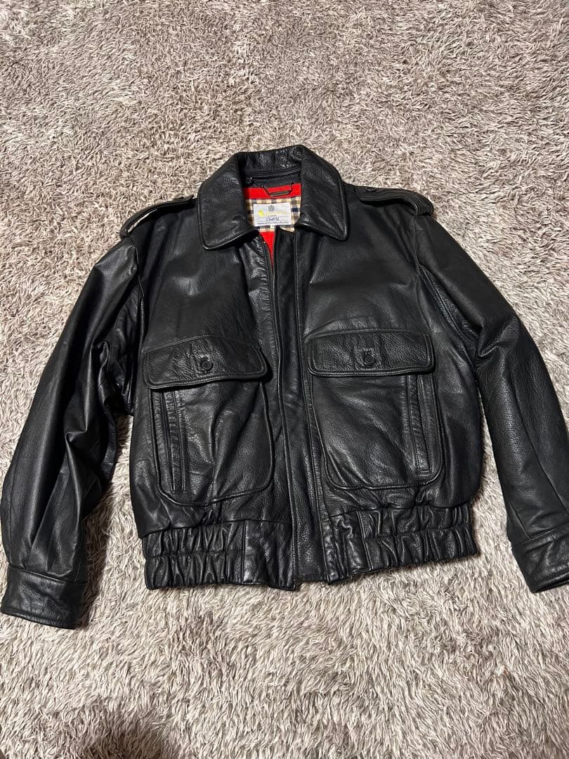 古川和彦 Aquascutum アクアスキュータム　レザー　　B1タイプ