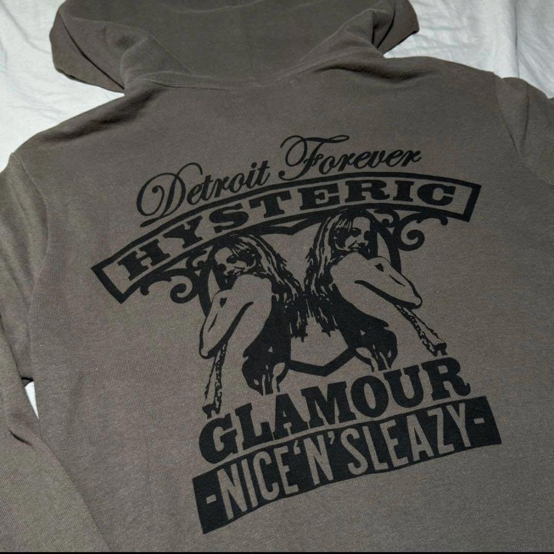 hysteric glamour ヒスガール ジップフーディー ダブルジップ