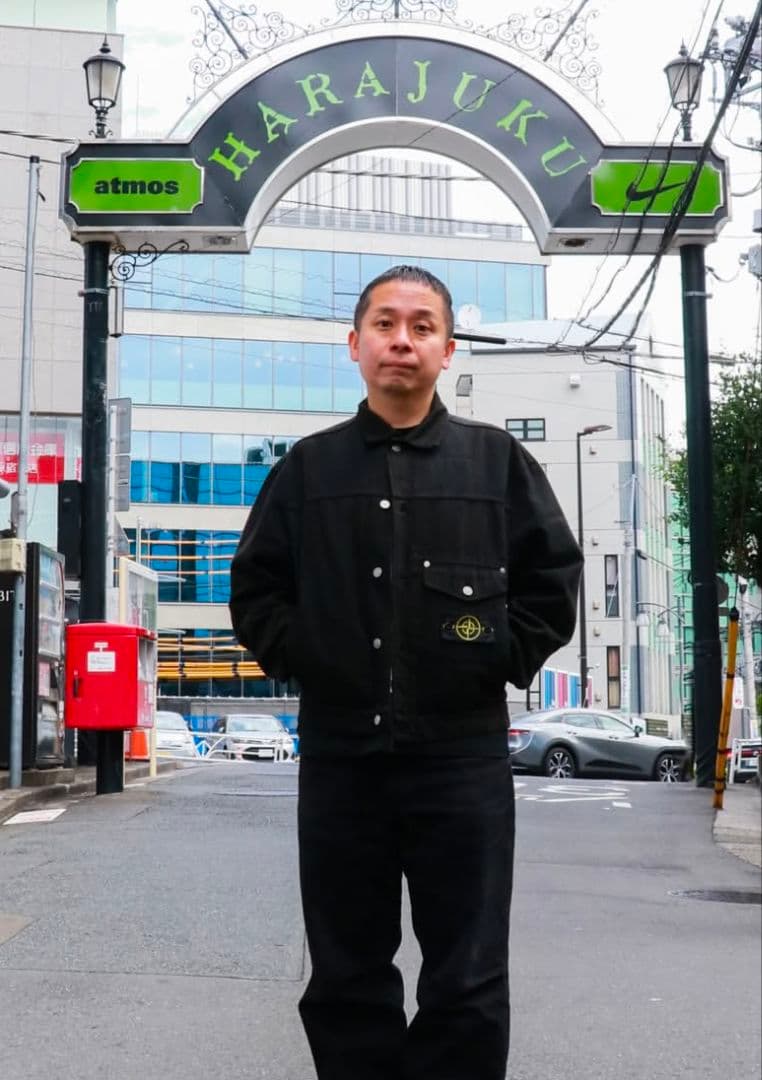 supreme stone ブラックデニム