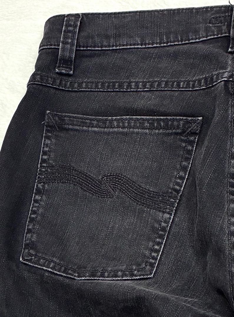 Nudie Jeans ヌーディージーンズ TIGHT TERRY ブラック