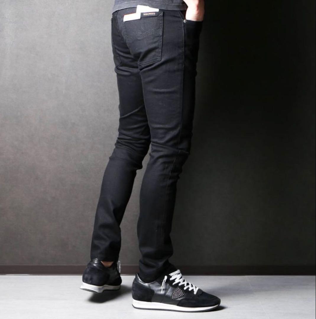 Nudie Jeans ヌーディージーンズ TIGHT TERRY ブラック