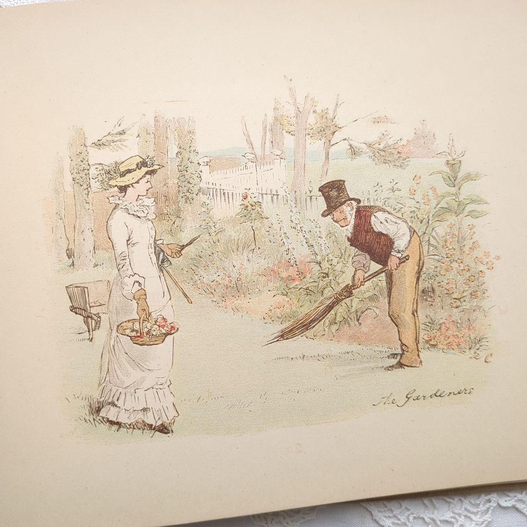 稀少1883アンティーク絵本 洋書古書 児童書 ヴィクトリアン ヴンテージ