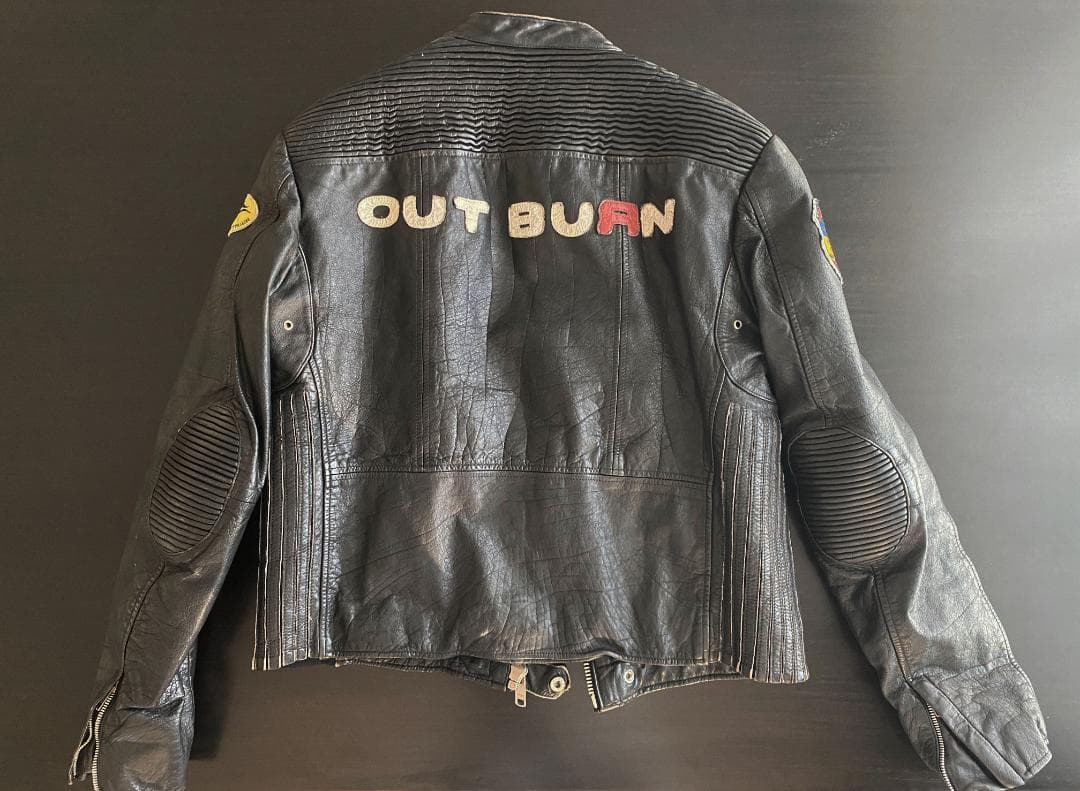 【貴重品】out burn アウトバーン　ライダース　レザー　　No.20