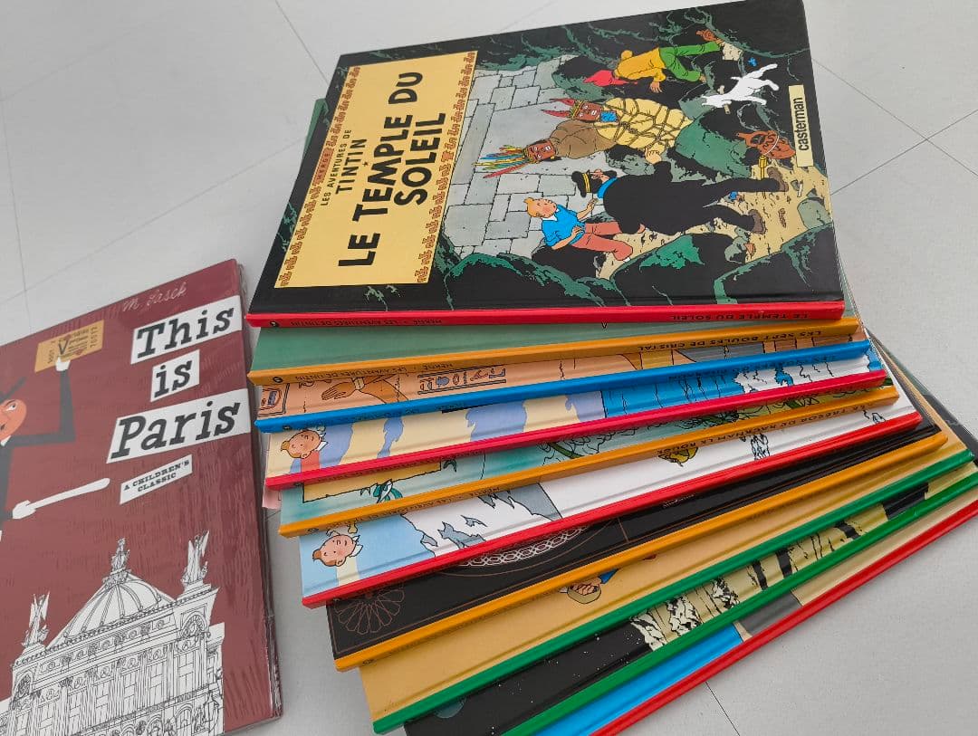 新品　タンタンの冒険　絵本　洋書　10冊　This is paris 1冊