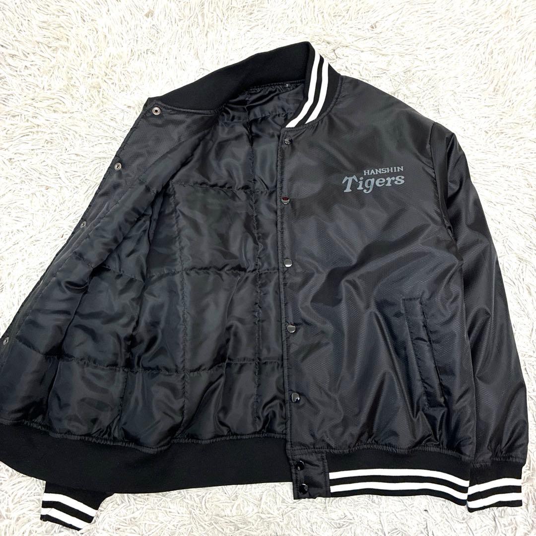 【美品】阪神タイガース　ブラックスタジャン　スカジャン　非売品　フリーサイズ