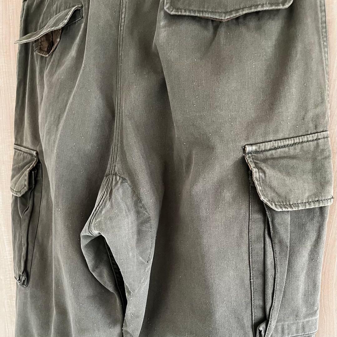 フレンチ M-47 カーゴパンツ 46 ワイド ミリタリー ARMY 古着