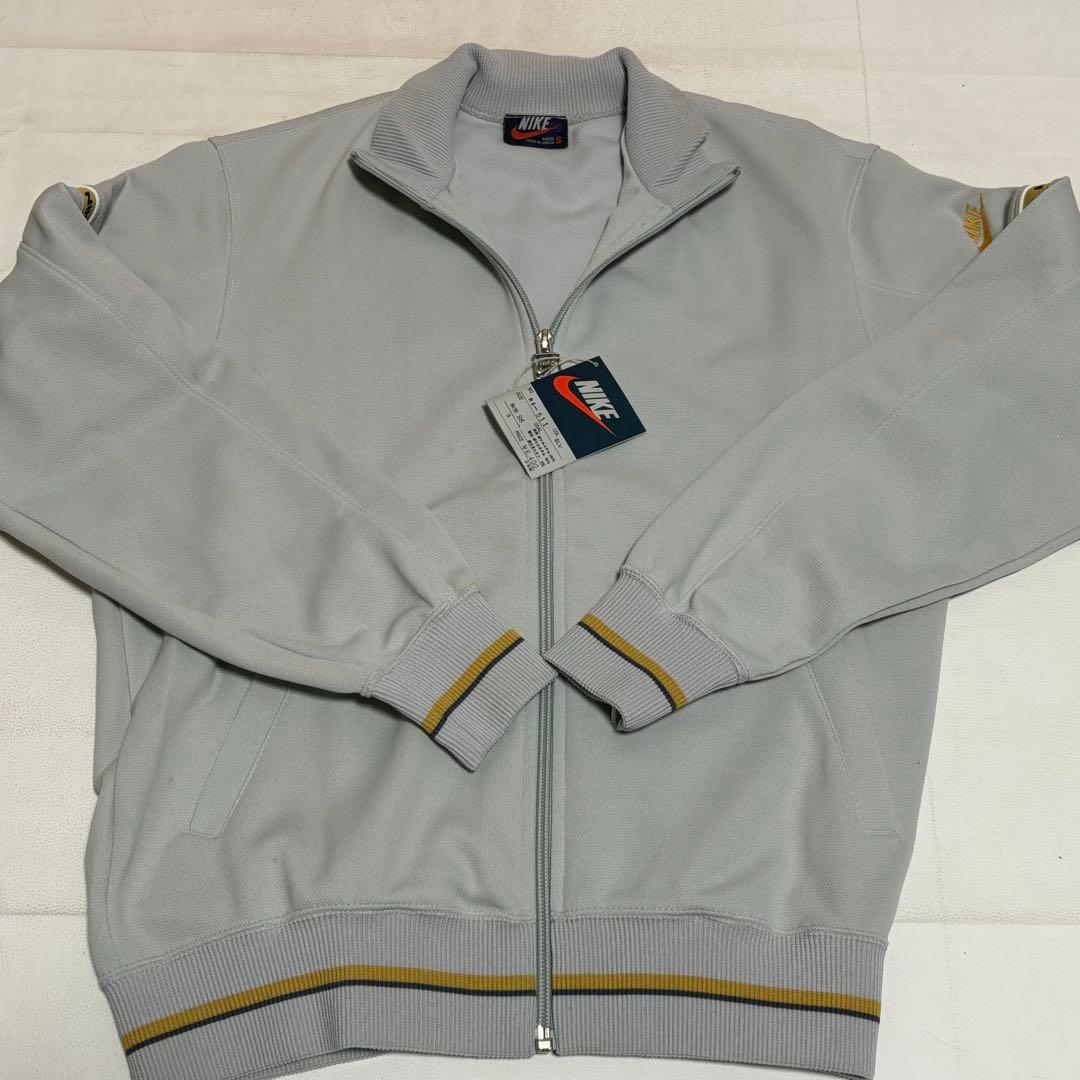 未使用　80‘s トラックジャケット　パンツ　セットアップ　グレー系　サイズS