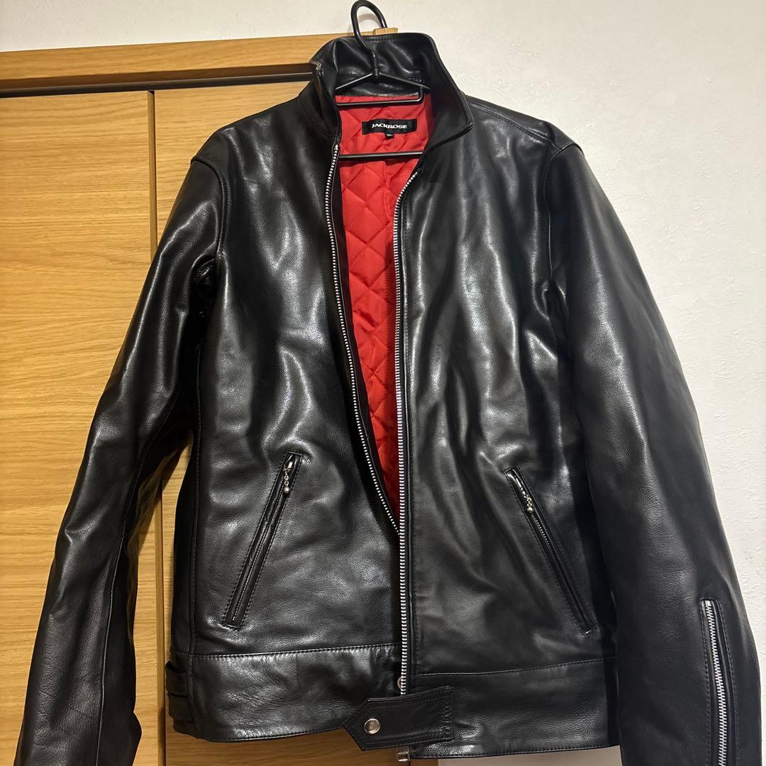 JACKROSE シングルライダース レザージャケット XL ブラック