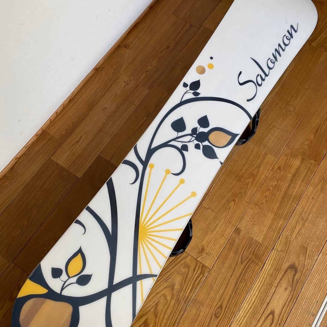 レディース スノボ3点セット サロモン ボード 142cm バイン ケース