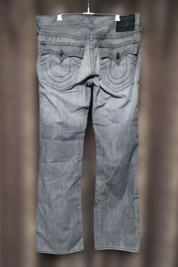 TRUE RELIGION トゥルーレリジョン ブラック グレー デニムパンツ