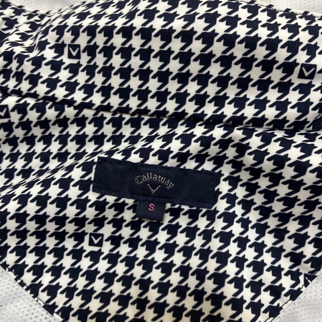 Callaway キャロウェイ　レインワンピース　千鳥格子　2WAY Sサイズ
