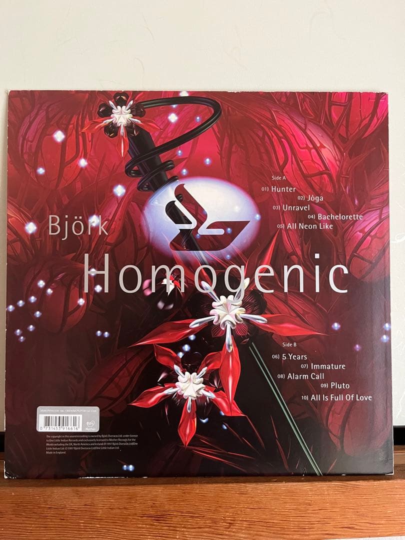 洋楽 Bjork Homogenic UK org
