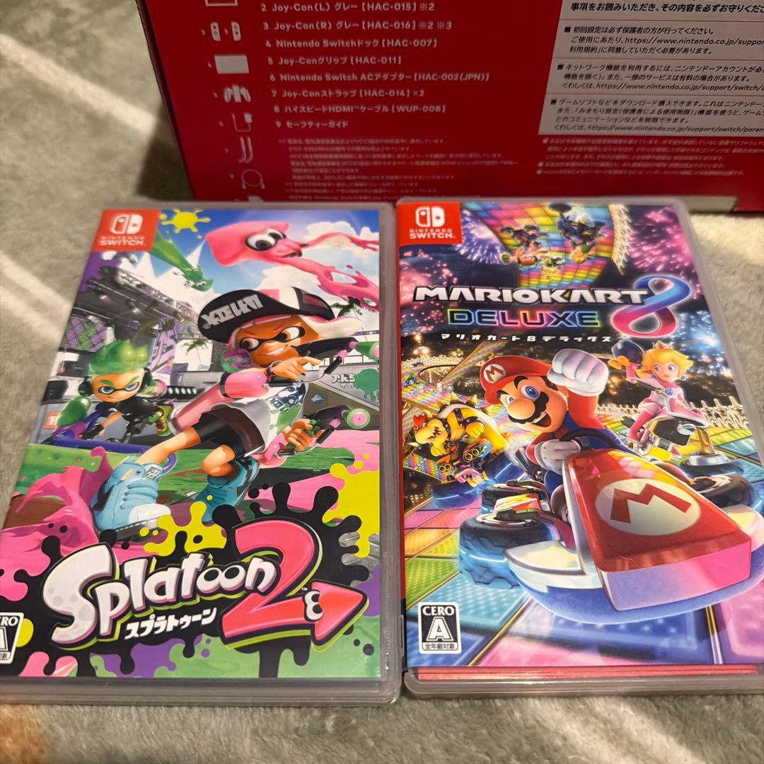 Nintendo Switch 本体 プロコン マリオカート8 スプラトゥーン2