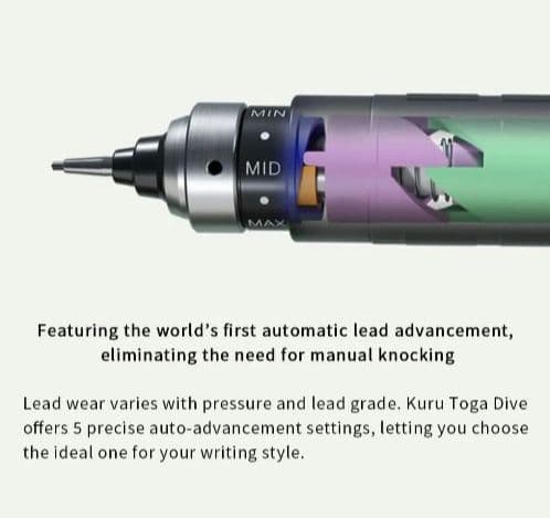 【新品】クルトガダイブ　オーロラパープルKURUTOGA DIVE