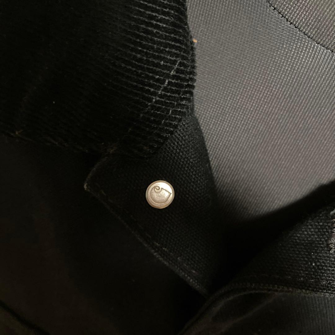 Carhartt ブラックジャケット コーデュロイ襟
