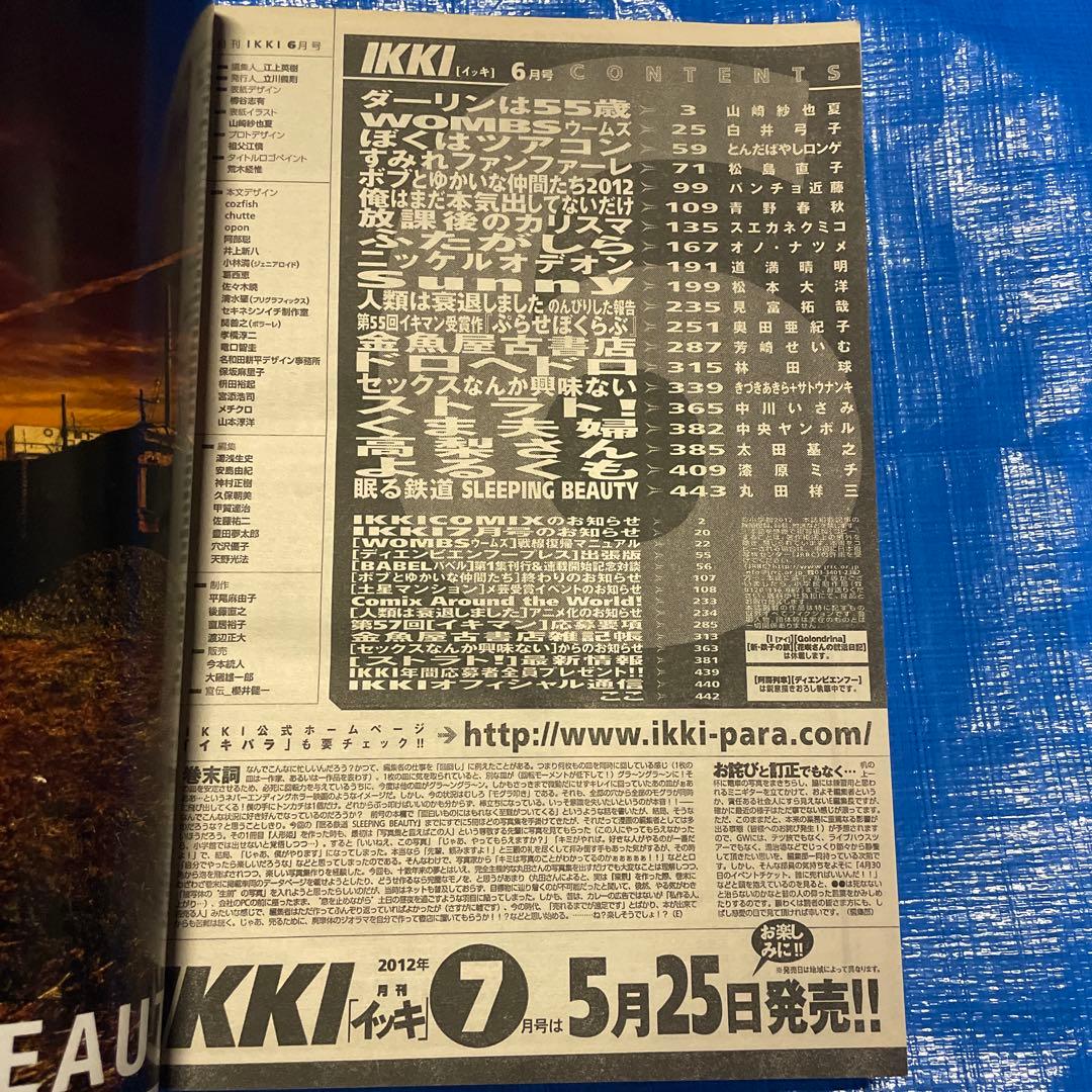 月刊IKKI 月刊イッキ 2012年6月号 ドロヘドロ掲載 青年漫画雑誌