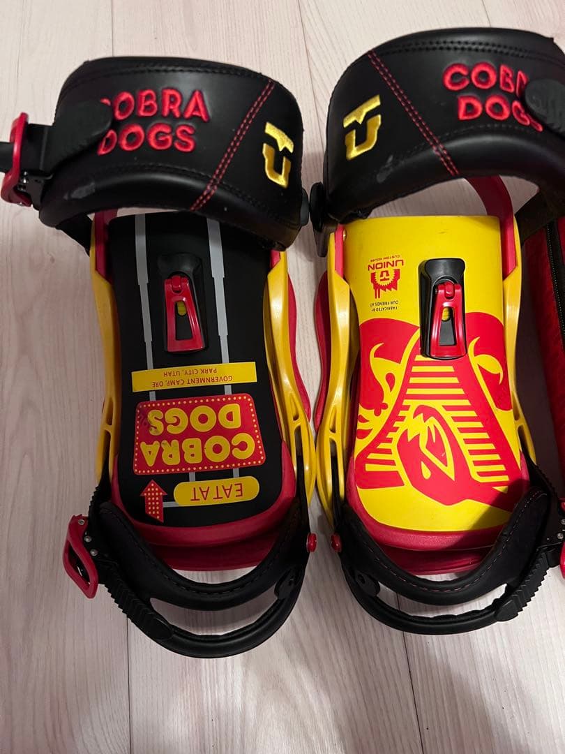 新品　希少　COBRA DOGS UNION コラボ　ビンディング　ユニオン
