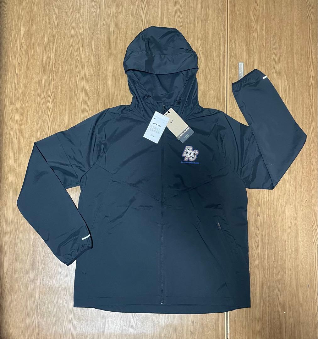 2XL 新品 ナイキ ウインドランナー ランニングジャケット レペル 黒