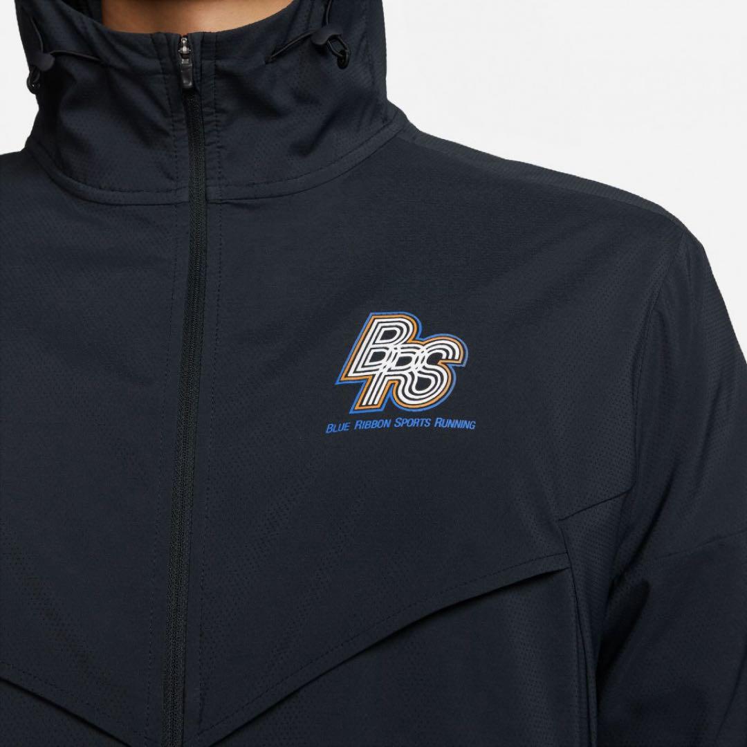 2XL 新品 ナイキ ウインドランナー ランニングジャケット レペル 黒