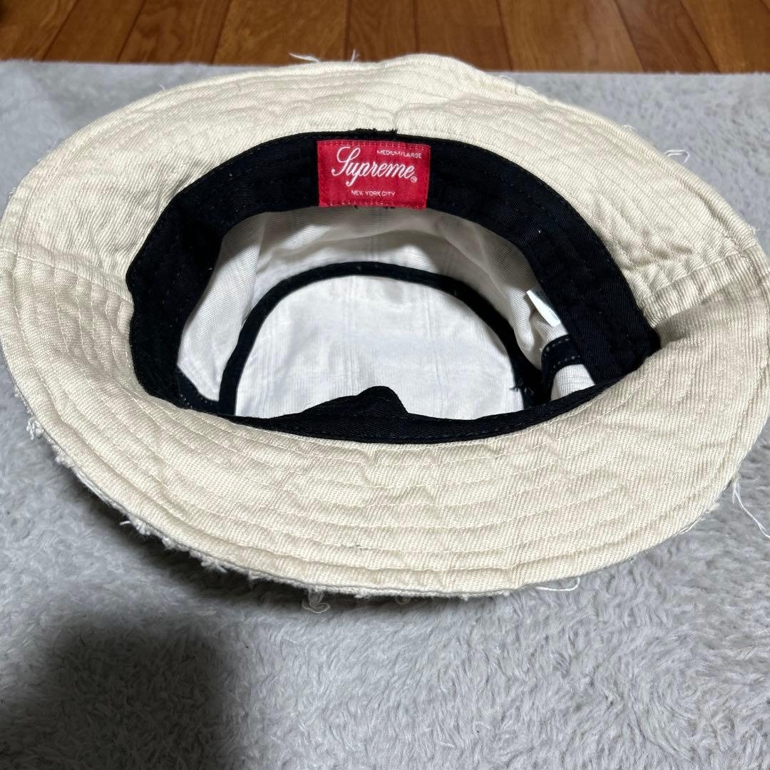 Supreme バケットハット アイボリー