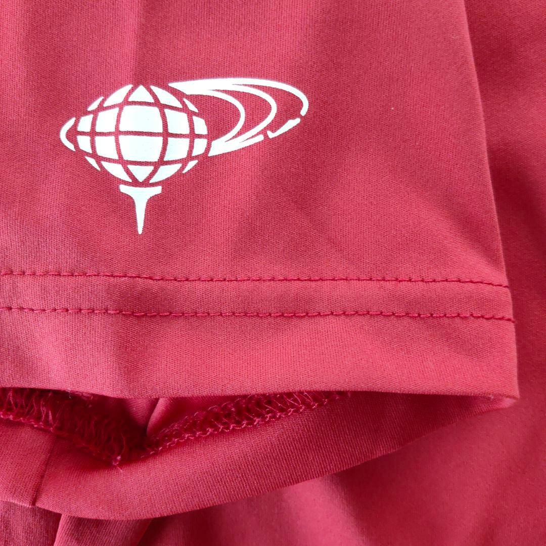 BEAMS GOLF半袖モックネックシャツM赤とピンク2点セット吸汗速乾