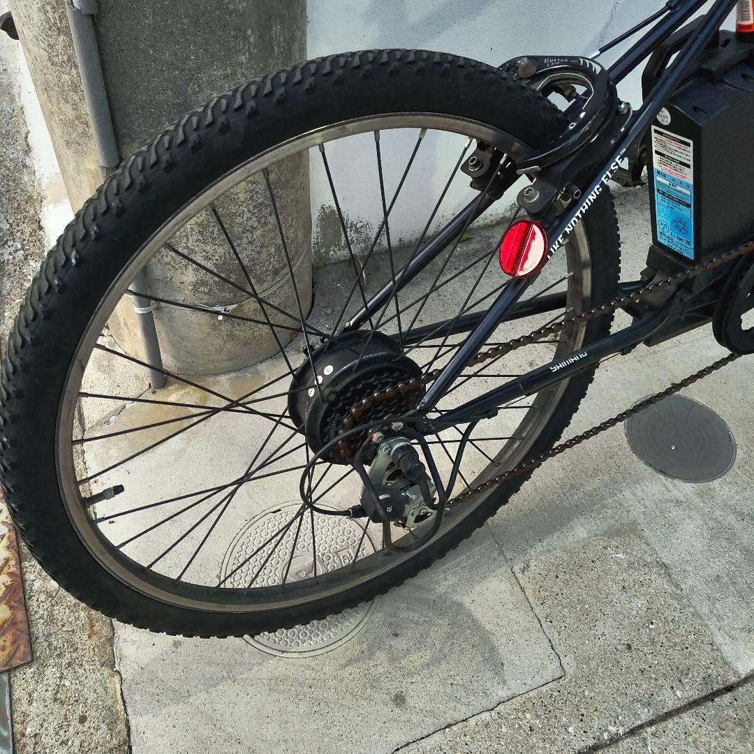 引取限定　HUMMER 電動アシスト黒 ギア　ハマー　ロードバイク　ジャンク
