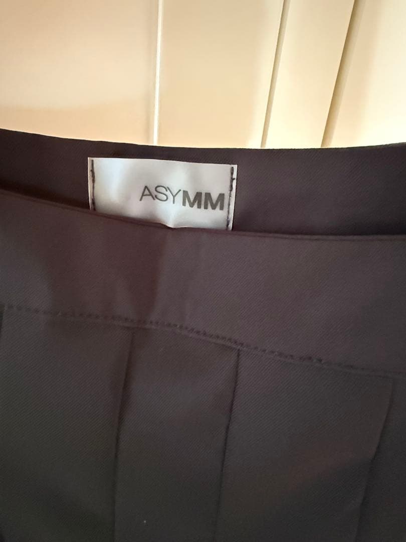【ASYMM】タックデザインワンピース　ブラック ぞうねこチャンネル購入