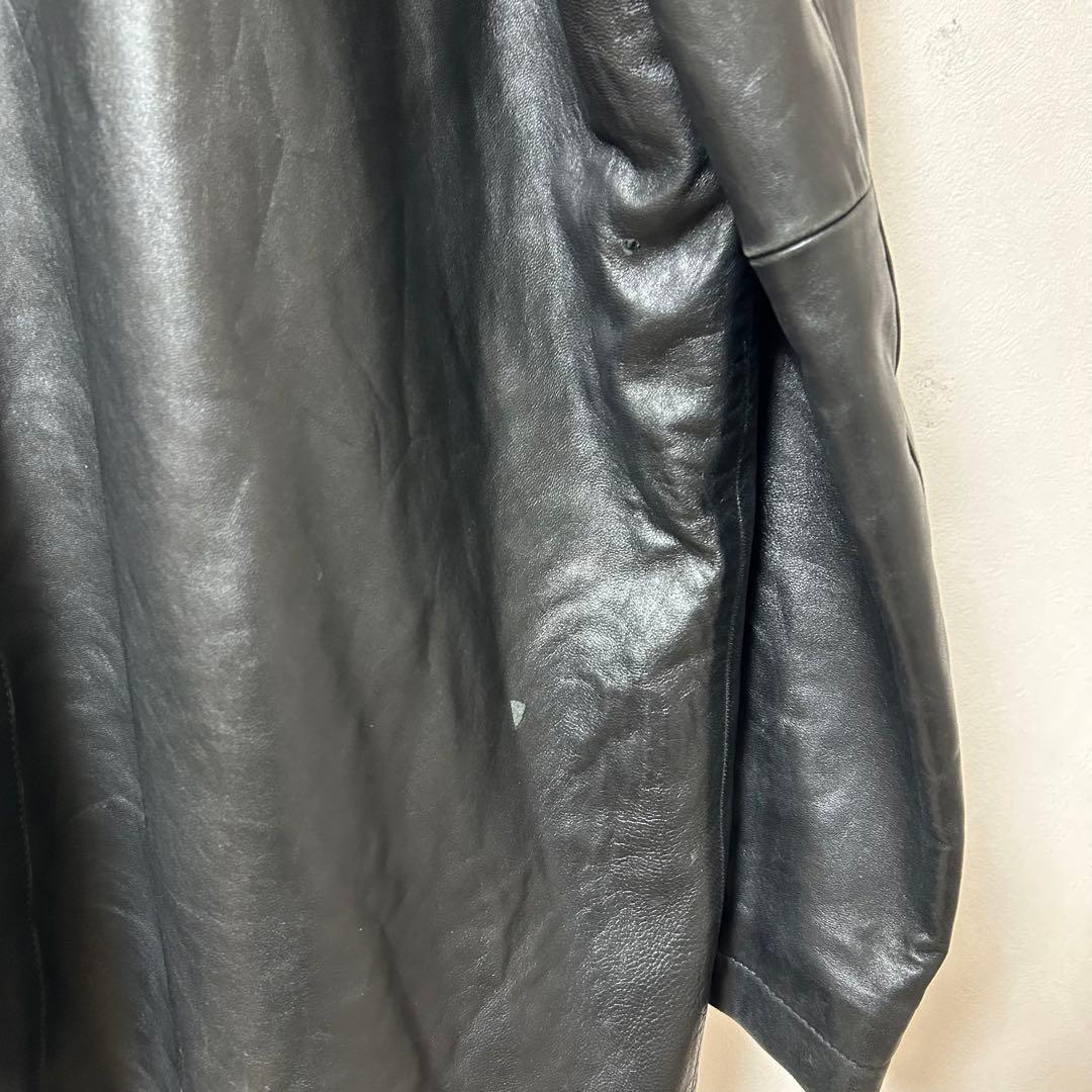 old coach カーコート レザージャケット black