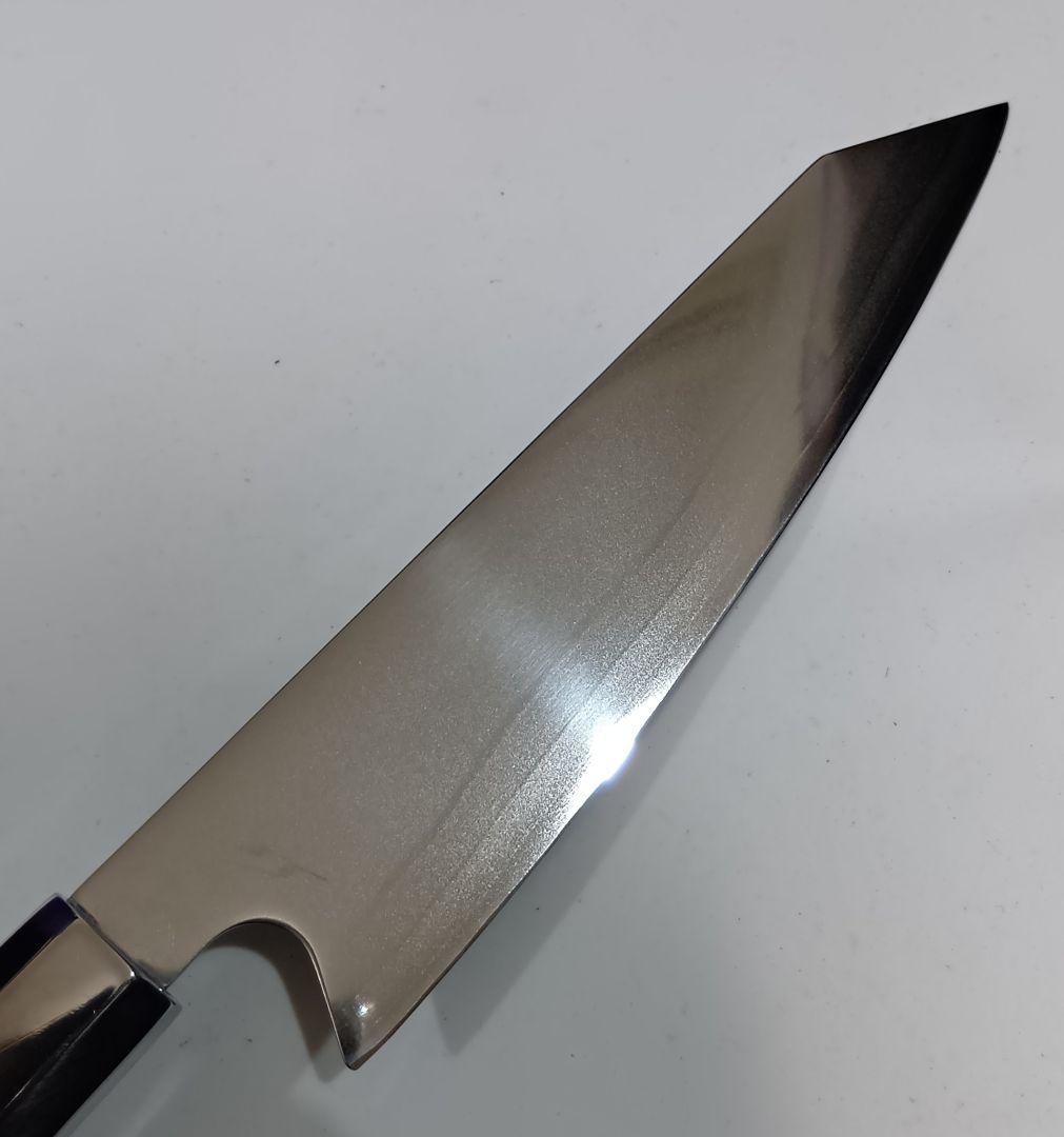 V金10号 7層ダマスカス鋼 牛刀 シェフナイフ 205mm 包丁 紫檀八角柄