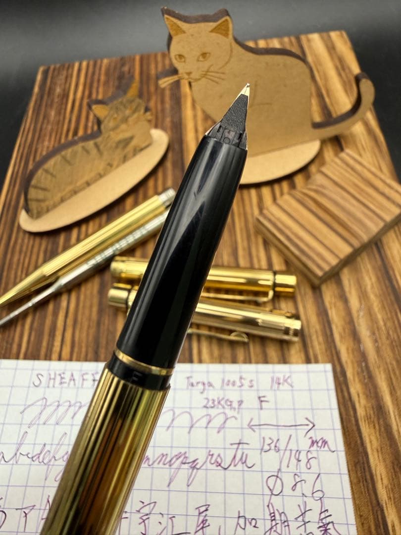 SHEAFFER 万年筆 タルガ スリム 1005S 23K G.P おまけ付