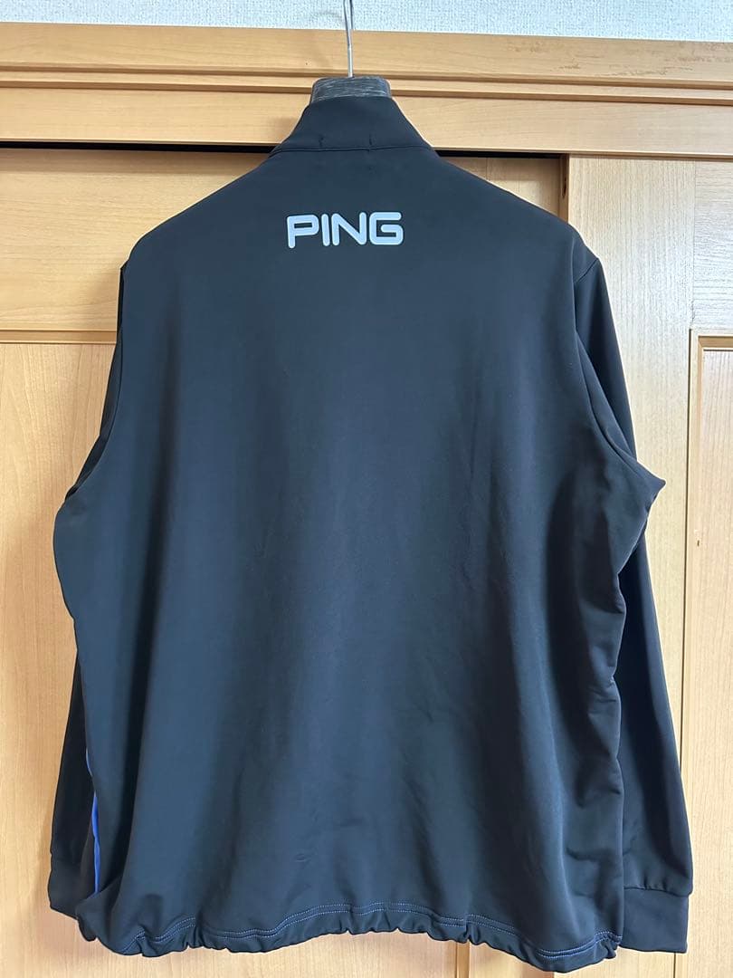 PING エアーフレイク ハーフジップ中綿シャツ 中綿ジョガーパンツ上下