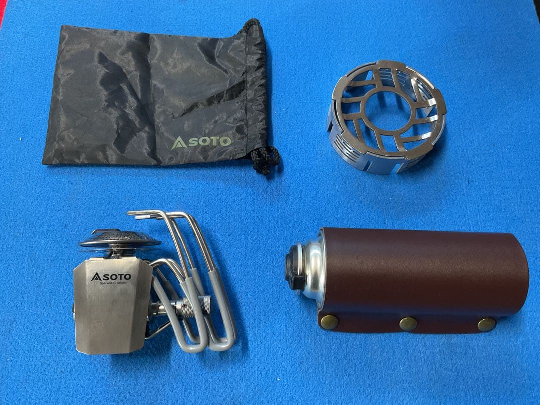 SOTOレギュレーターストーブST-340 動作良好美品・新品装備品多数付き