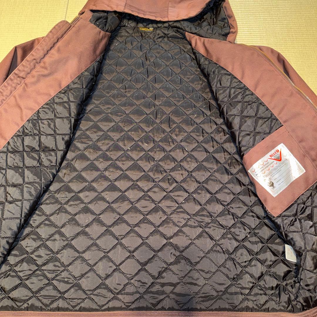 BLUCOブルコフードコートHOODED WORK COAT XXLバーガンディ