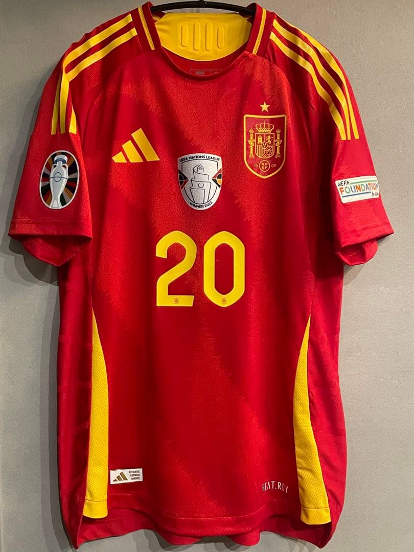【タグ付き正規品】オーセンティック ぺドリ 20 スペイン代表 EURO仕様