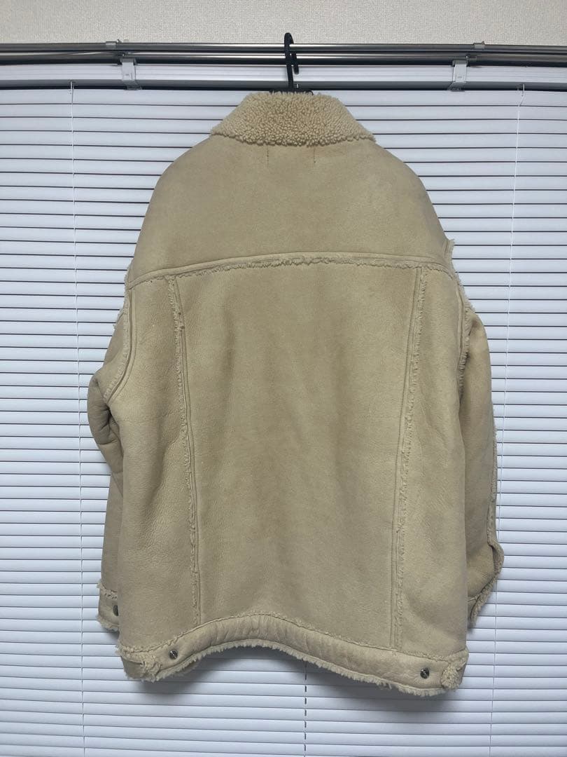 DISCOVERED ディスカバード 羊革 ムートジャケット コート ベージュ