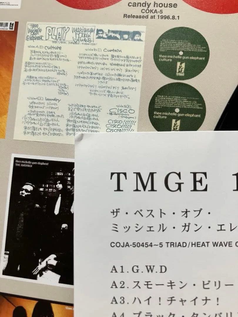 ミッシェルガンエレファント TMGE 106 アナログ レコード