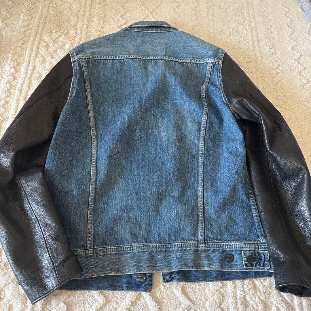 HYSTERIC GLAMOUR SP加工デニム レザージャケット　山下智久