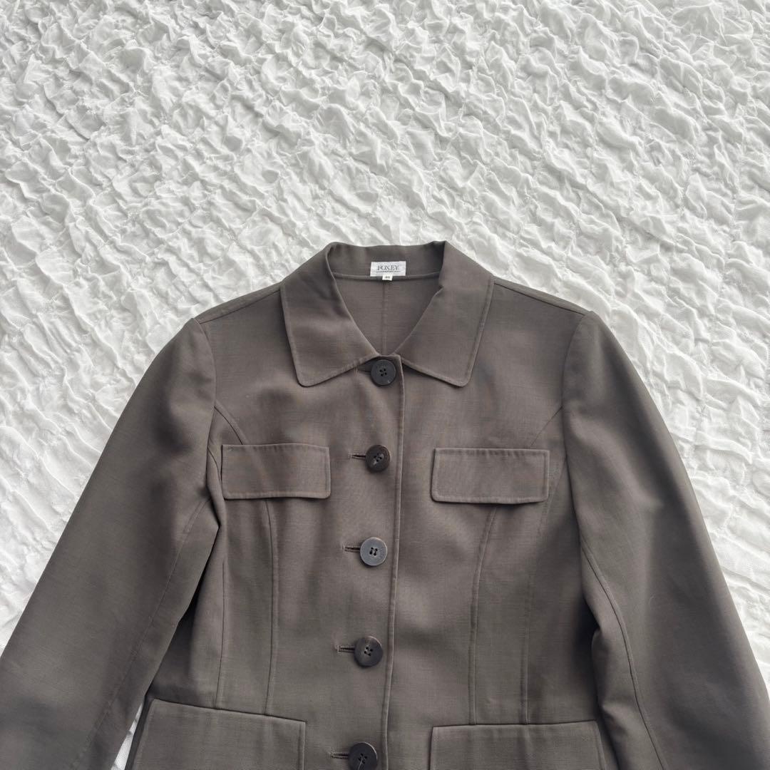 【美品】 フォクシーブティック シャツジャケット ジャケット ショート丈